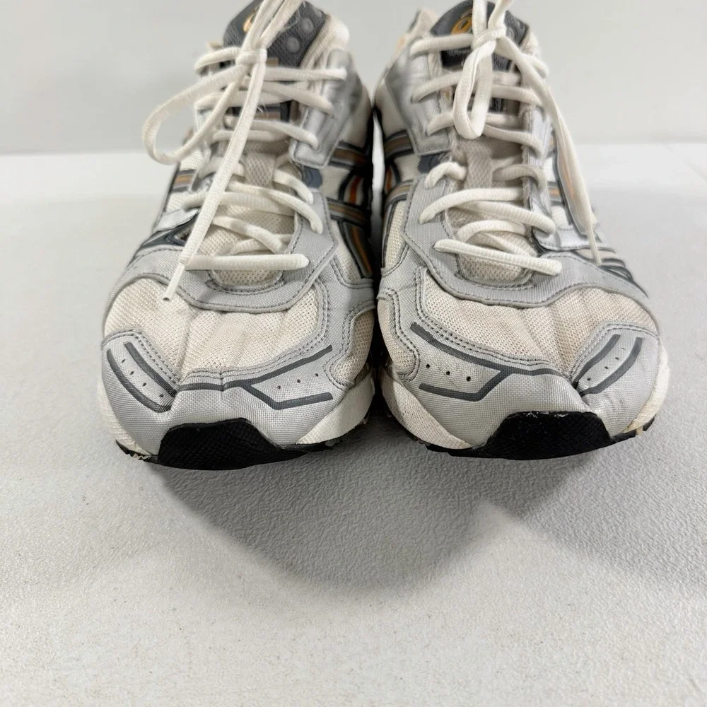 Vintage ASICS Gel-Empire 2004 Men's White Gray Running Shoes Size 10.5 READ